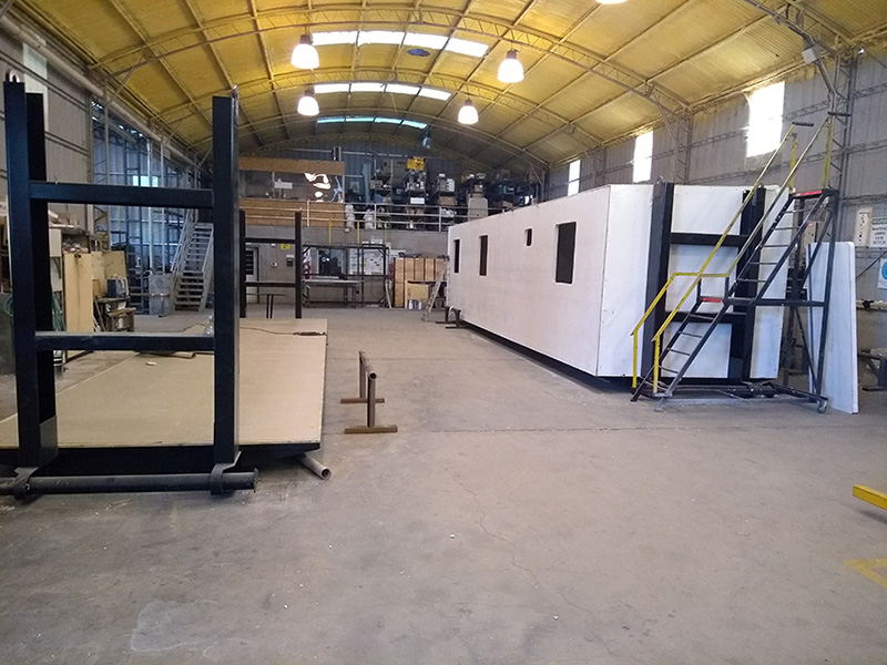 Trailer autoportante en planta