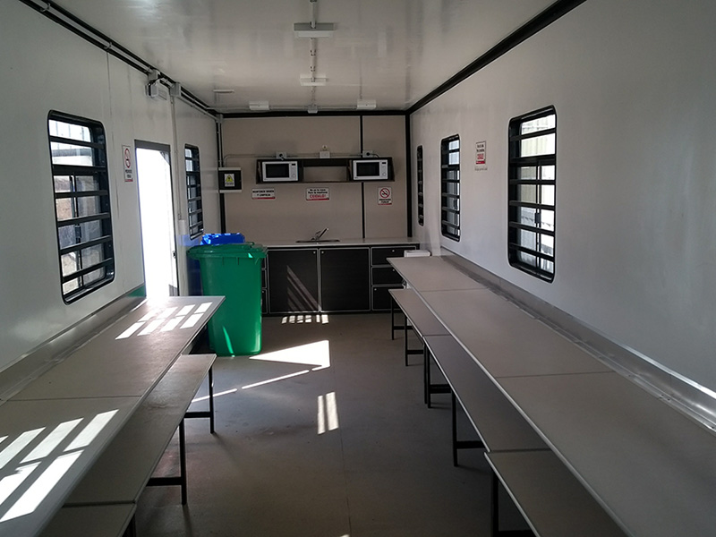 Módulo habitacional en transporte