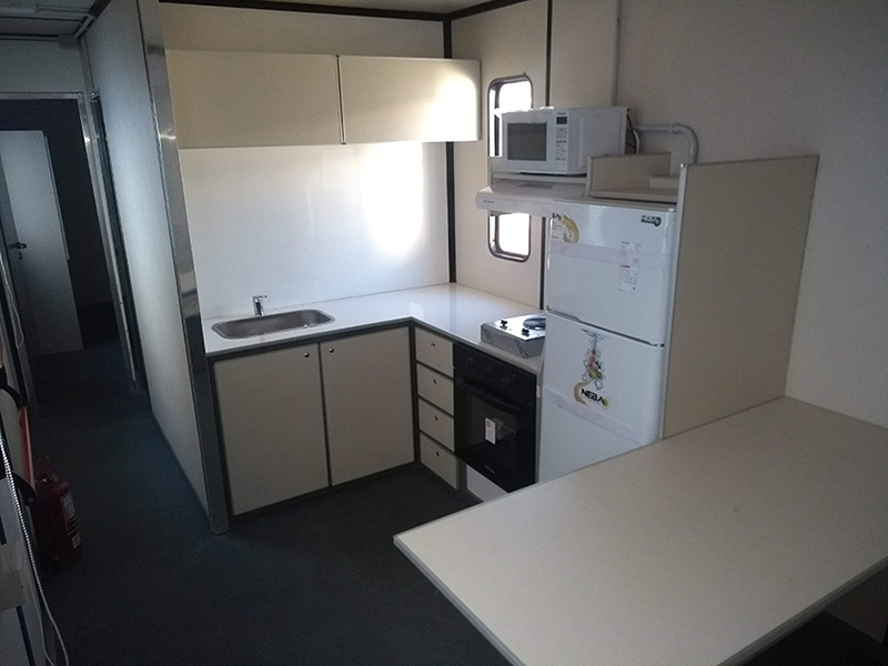 Comedor industrial en obra