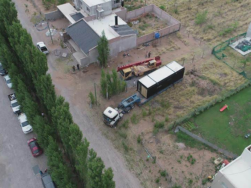 Vivienda en seco lista para montaje