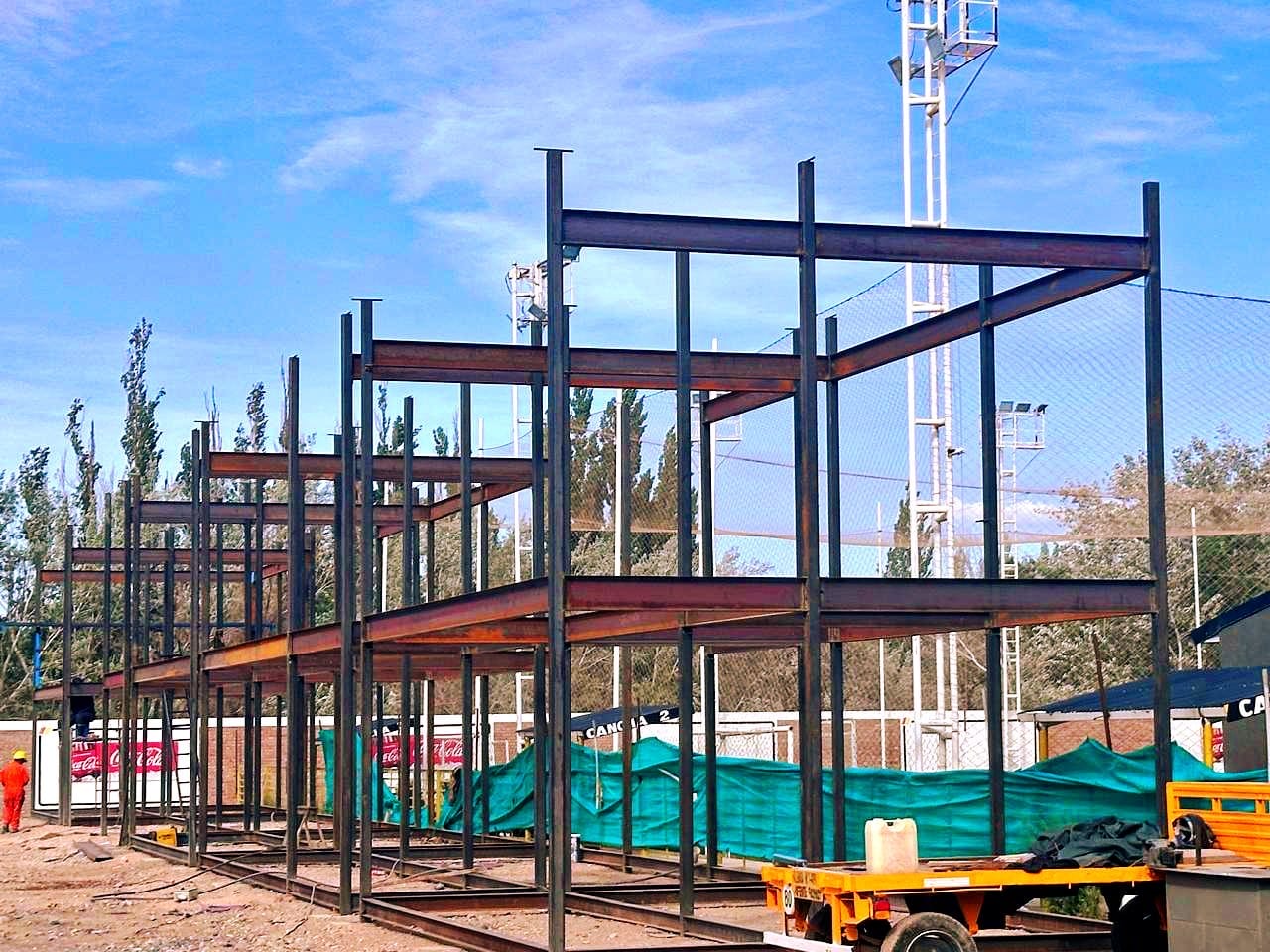 Estructura Steel Frame en construcción