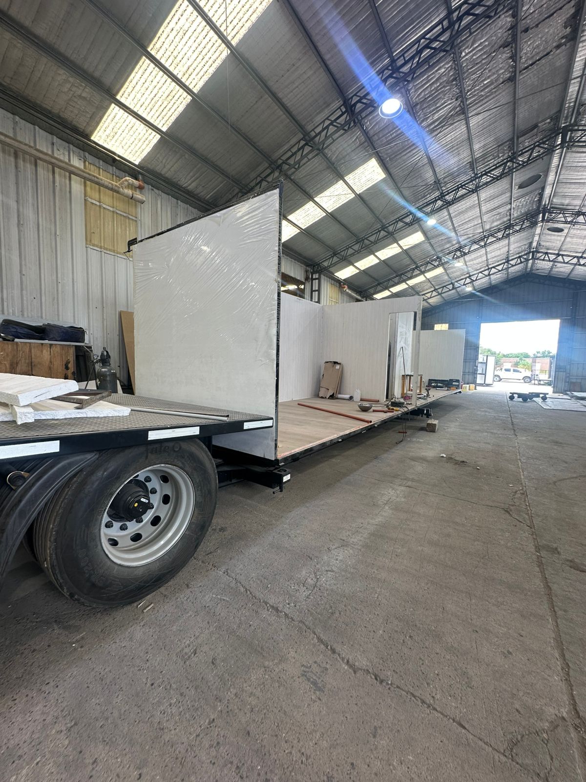 Trailer autoportante - Estructura