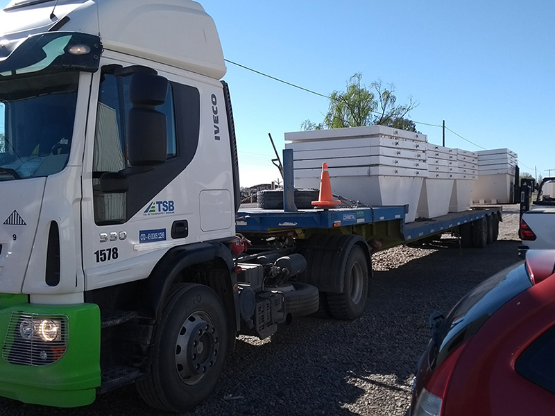 Contenedor industrial reforzado