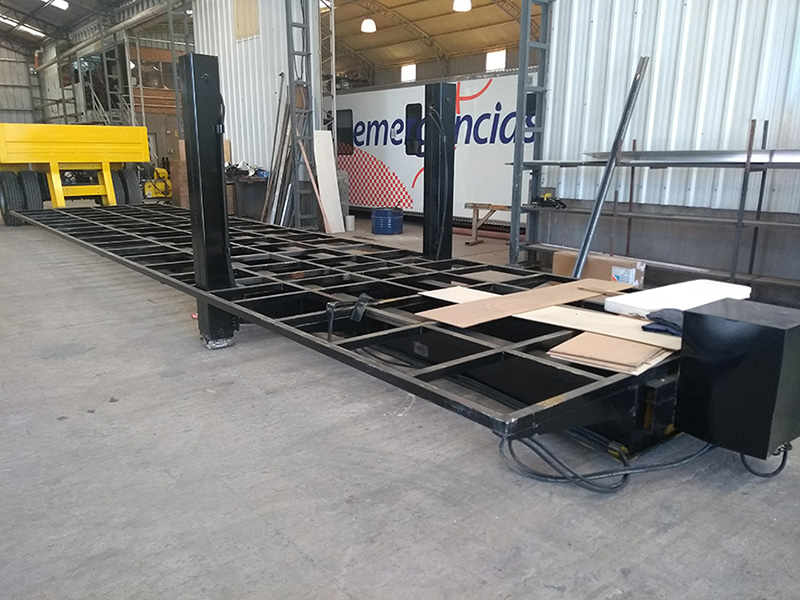 Choke manifold en planta
